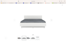 Lade das Bild in den Galerie-Viewer, REDUZIERT! -30% Bett hülsta now basic I Weiß - 160 x 200cm
