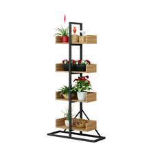 Lade das Bild in den Galerie-Viewer, REDUZIERT! -60% Regal Nero Eisen / Polyester - Braun / Schwarz

