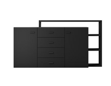 Lade das Bild in den Galerie-Viewer, REDUZIERT! -37% Sideboard Littor Schwarz
