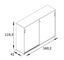 Lade das Bild in den Galerie-Viewer, REDUZIERT! -30% Aktenschrank Cookley I
