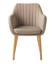 Lade das Bild in den Galerie-Viewer, REDUZIERT! -42% Armlehnenstuhl Leedy I Webstoff Zea: Beige
