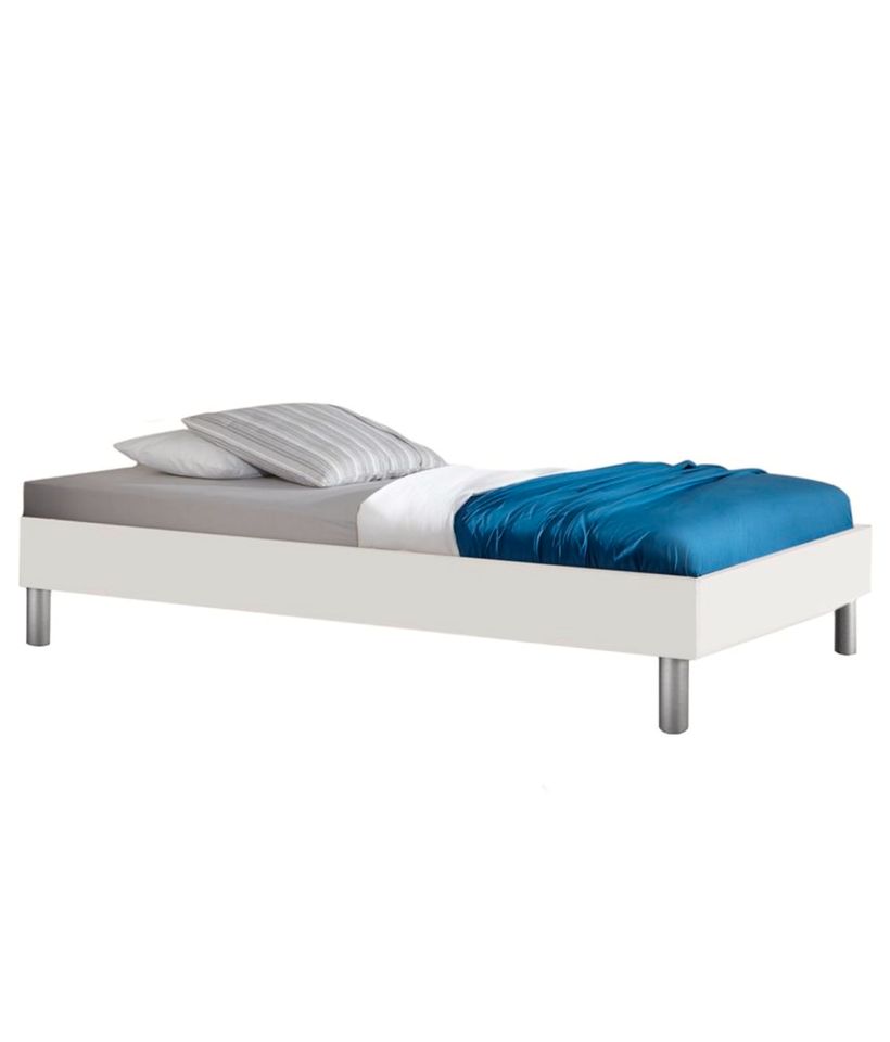 REDUZIERT! -40% Bettgestell Easy Beds Weiß - 100 x 200cm
