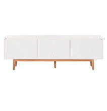 Lade das Bild in den Galerie-Viewer, REDUZIERT! -50% TV-Lowboard Lindholm Weiß - 180 x 45 cm
