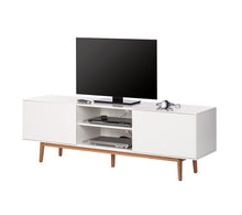 Lade das Bild in den Galerie-Viewer, REDUZIERT! -50% TV-Lowboard Lindholm Weiß - 180 x 45 cm

