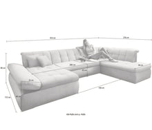 Lade das Bild in den Galerie-Viewer, REDUZIERT! -66% Wohnlandschaft »NMoric«, XXL-Format,
