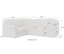 Lade das Bild in den Galerie-Viewer, REDUZIERT! -60% Ecksofa »Montana, mit Bettfunktion
