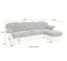 Lade das Bild in den Galerie-Viewer, REDUZIERT! -66% Ecksofa »Flores«, mit Bettfunktion
