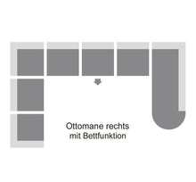 Lade das Bild in den Galerie-Viewer, REDUZIERT! -62% Wohnlandschaft »Papenburg«, mit Bettfunktion
