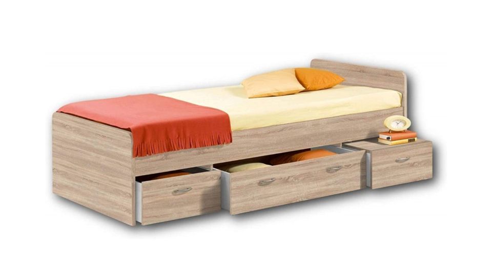 REDUZIERT! -50% Kojenbett Boro II 90 x 200cm Eiche Sonoma