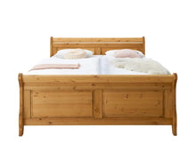 Lade das Bild in den Galerie-Viewer, Massivholz-Doppelbett Cenan
