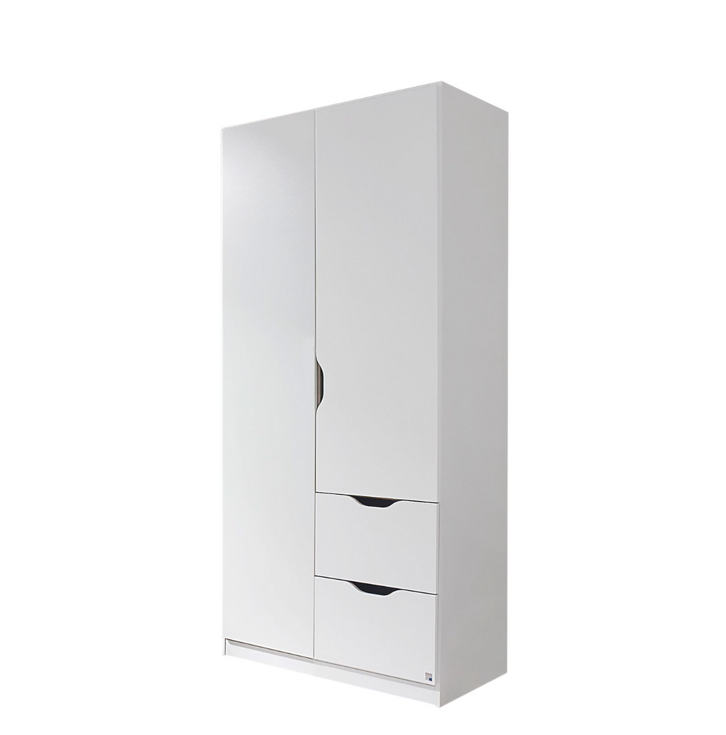 Drehtürenschrank Freiham Breite: 91 cm O. Spiegel
