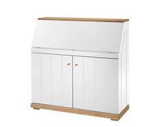 Lade das Bild in den Galerie-Viewer, REDUZIERT! -28% Sekretär Whiteoak MDF Eiche Furnier
