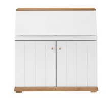 Lade das Bild in den Galerie-Viewer, REDUZIERT! -28% Sekretär Whiteoak MDF Eiche Furnier
