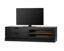 Lade das Bild in den Galerie-Viewer, REDUZIERT! -40% TV-Lowboard Lescar Kiefer massiv - Kiefer Schwarz
