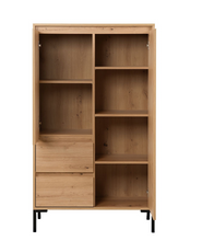 Lade das Bild in den Galerie-Viewer, REDUZIERT! -27% Highboard Brochet Eiche Dekor / Schwarz
