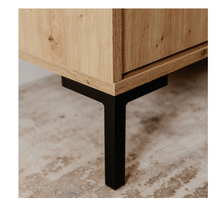 Lade das Bild in den Galerie-Viewer, REDUZIERT! -27% Highboard Brochet Eiche Dekor / Schwarz
