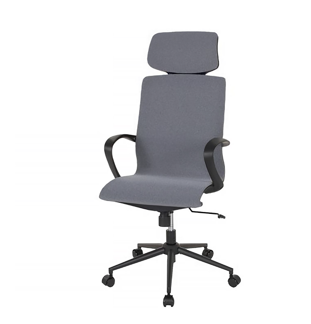 REDUZIERT! -27% Chefsessel Nael Webstoff / Nylon - Grau / Schwarz