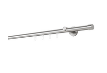 Lade das Bild in den Galerie-Viewer, REDUZIERT! -38% Gardinenstange auf Maß Cap III(1-läufig) Aluminium - Edelstahl - Breite: 400 cm
