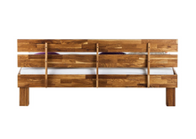 Lade das Bild in den Galerie-Viewer, REDUZIERT! -50% Massivholzbett AresWOOD Eiche - 160 x 200cm - Mit Kopfteil
