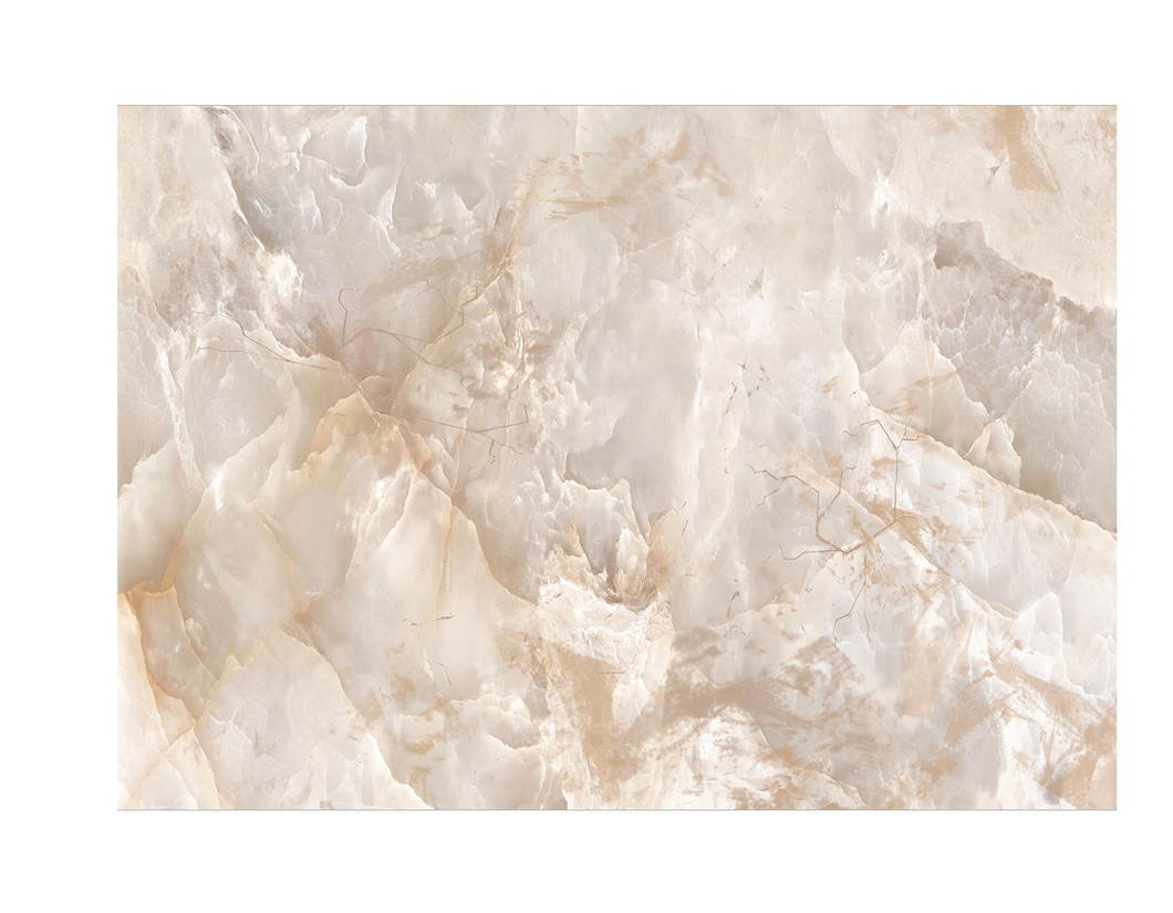 Vlies Fototapete Toned Marble Vlies - Beige - 400 x 280 cm