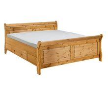 Lade das Bild in den Galerie-Viewer, Massivholz-Doppelbett Cenan
