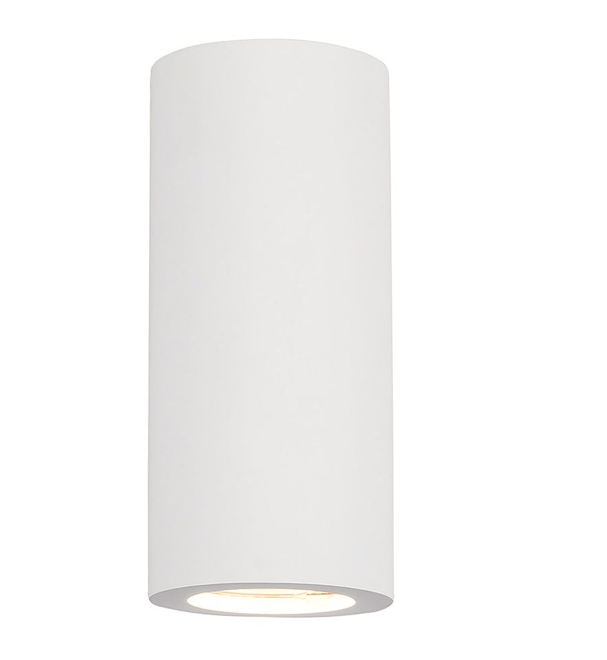 Wandleuchte Zazou Stein/Gips - 2-flammig