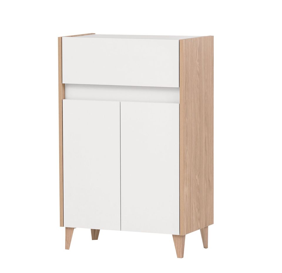 Unterschrank Elba Weiß - Breite: 57 cm